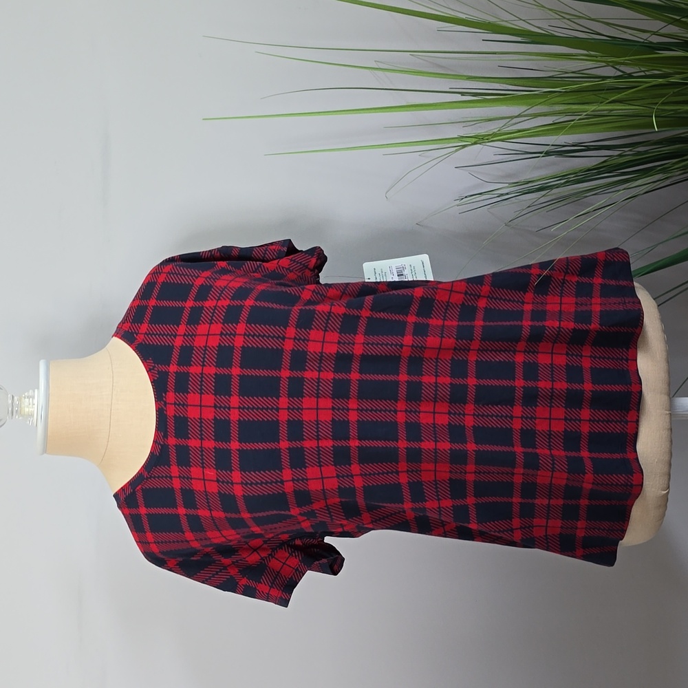 NWT Tommy John Second Skin Plaid Pajama Top